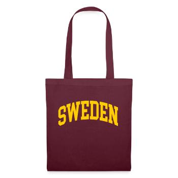 schweden - Stoffbeutel - Burgunderrot - Vorne
