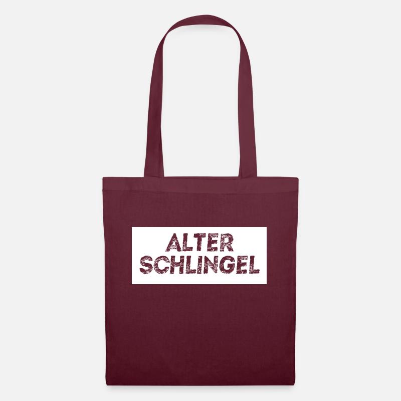 Alter Schlingel - Stoffbeutel - Burgunderrot