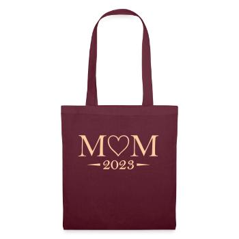 mom 2023 - Tote Bag - burgundy - Front