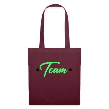 Team - Stoffbeutel - Burgunderrot - Vorne