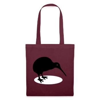 kiwi - Sac en tissu - bordeaux - Devant