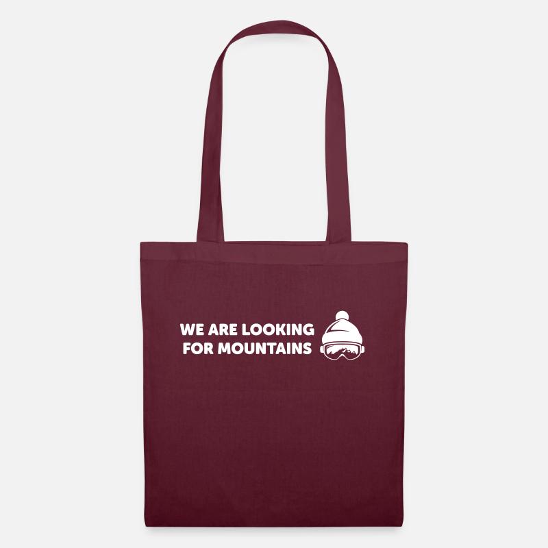 We are looking for Mountains - Tote Bag - burgundy