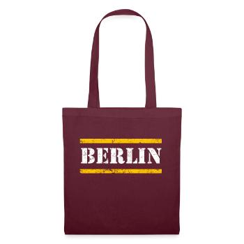 Berlin - Sac en tissu - bordeaux - Devant