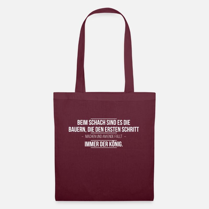 Funny Farmer Saying - Tote Bag - burgundy