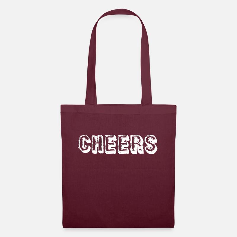 Cheers - Stoffbeutel - Burgunderrot