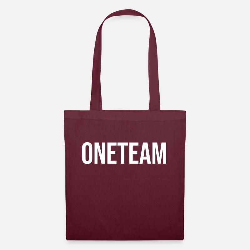 One Team - Tote Bag - burgundy