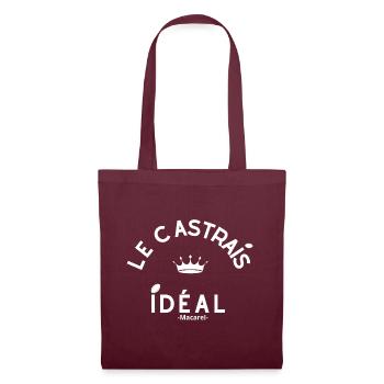 Le Castrais idéale - Sac en tissu - bordeaux - Devant