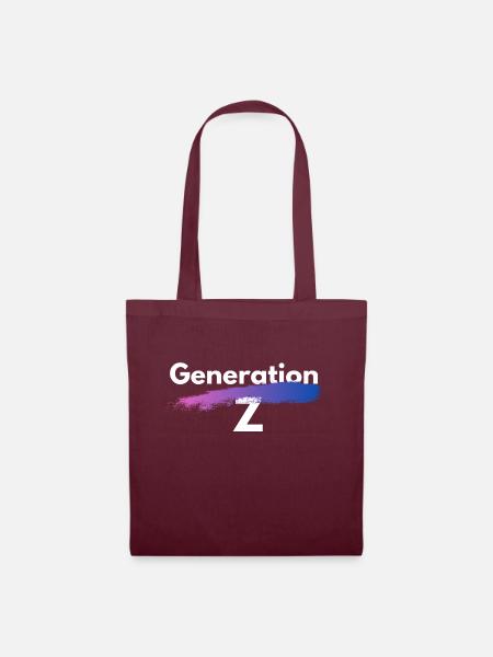 Generation Z - Stoffbeutel - Burgunderrot