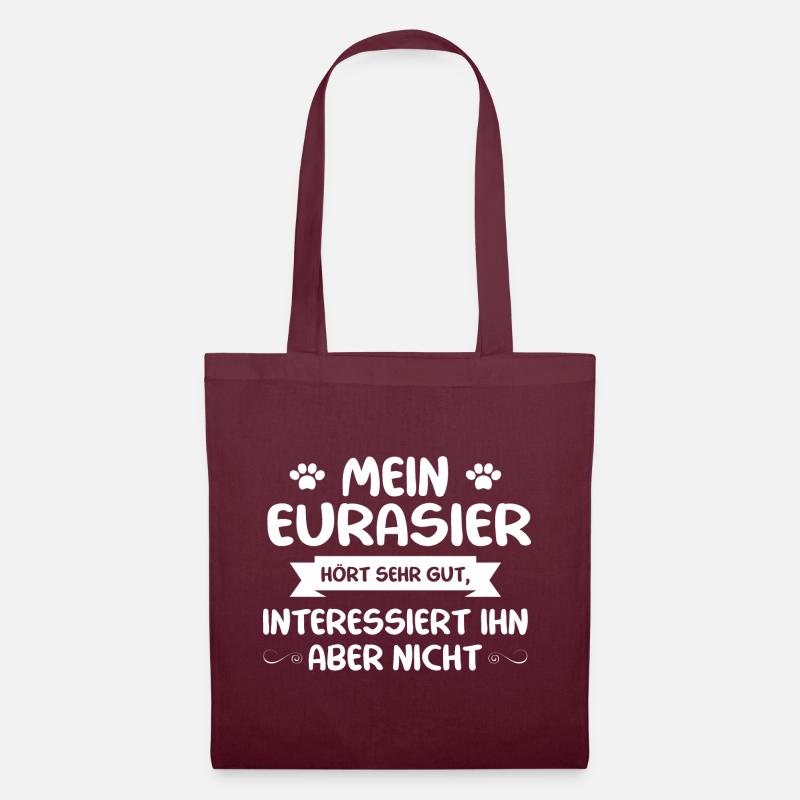 Eurasier - Stoffbeutel - Burgunderrot
