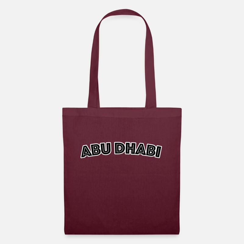 Abou Dhabi - Sac en tissu - bordeaux