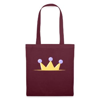 Children's Crown - Tote Bag - burgundy - Front