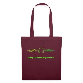 Snoring: The Ultimate Sleep Soundtrack - Tote Bag - burgundy - Front