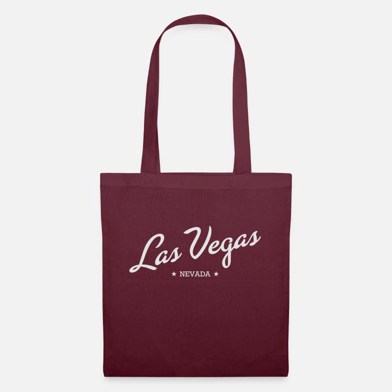 Las Vegas - Stoffbeutel - Burgunderrot
