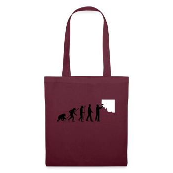 evolution_painters_062012_a_2c - Tote Bag - burgundy - Front