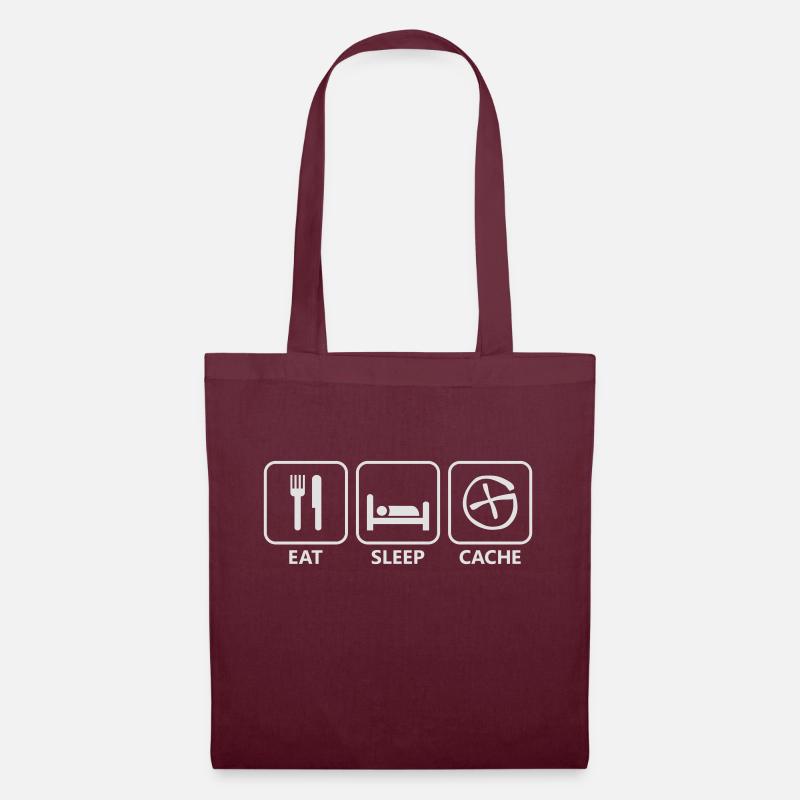 Geocaching - Tote Bag - burgundy