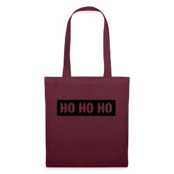 HOHOHO - Tote Bag - burgundy - Front