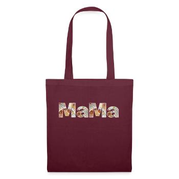 Mandala Mama - Sac en tissu - bordeaux - Devant