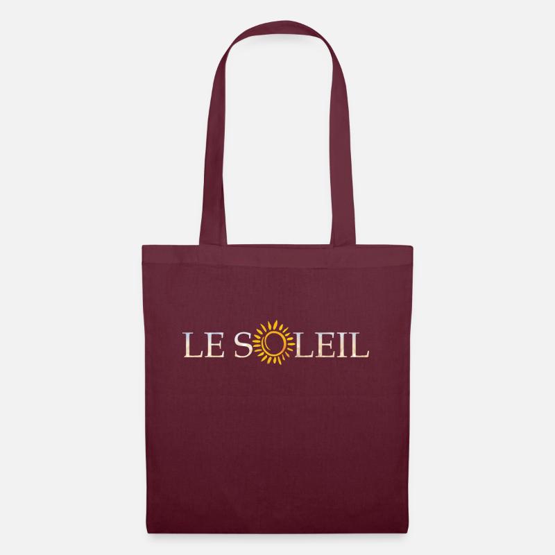 Le Soleil - Sac en tissu - bordeaux