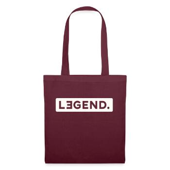 LEGEND & LEGACY - Tote Bag - burgundy - Front