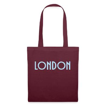 London - Tote Bag - burgundy - Front