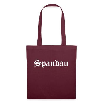 Spandau Berlin Geschenk - Stoffbeutel - Burgunderrot - Vorne