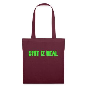 Shitizreal - Stoffbeutel - Burgunderrot - Vorne