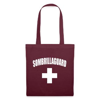 Guard parasol, lifeguard - Tote Bag - burgundy - Front