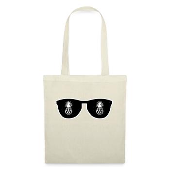 Cool pineapple glasses - Tote Bag - nature - Front