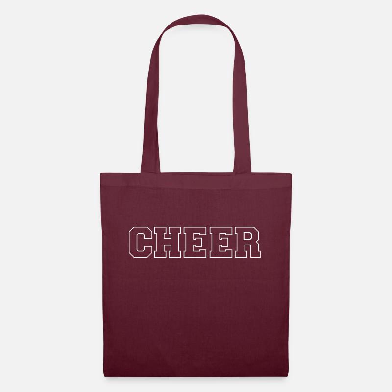 CHEER - Stoffbeutel - Burgunderrot