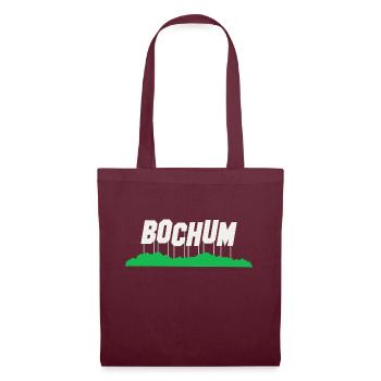 Bochum Deutschland Geschenkidee - Stoffbeutel - Burgunderrot - Vorne