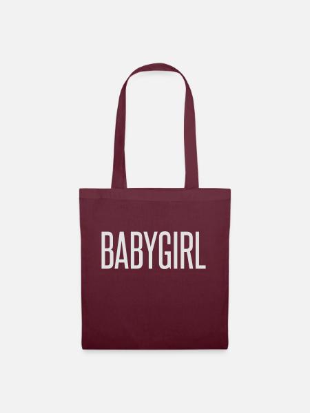 babygirl - Stoffbeutel - Burgunderrot