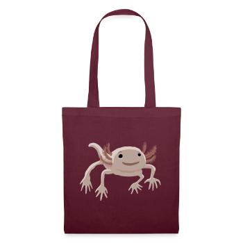 Axolotl 1 - Stoffbeutel - Burgunderrot - Vorne