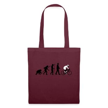 evolution_radfahrer_052012_d_2c - Sac en tissu - bordeaux - Devant