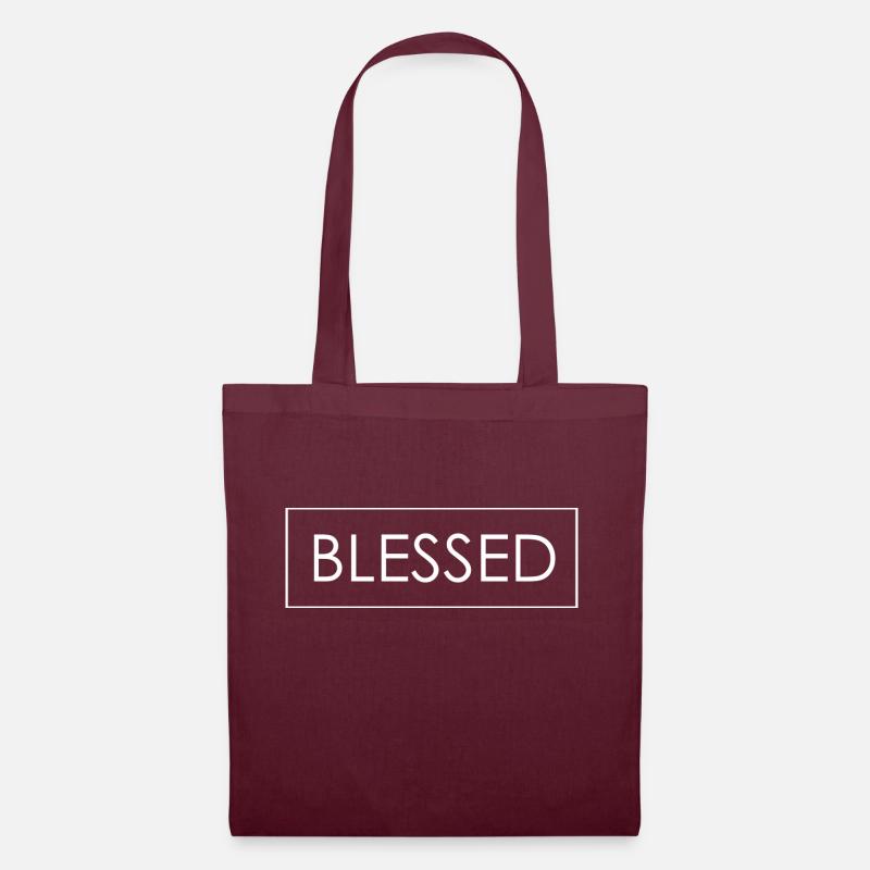 Christian Proverbs - Tote Bag - burgundy