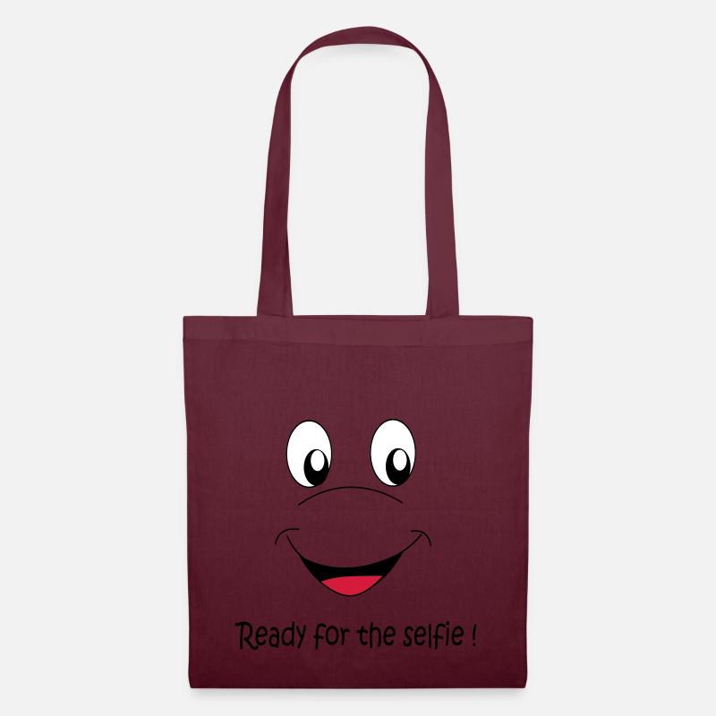 Ready for the selfie - Tote Bag - burgundy