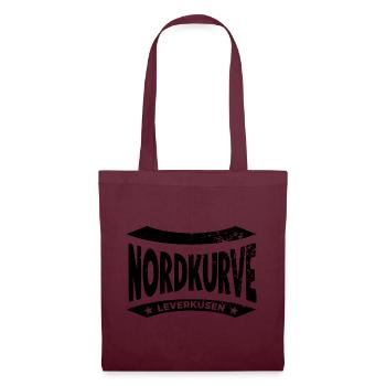 Leverkusen Nordkurve Hoodie, schwarz  - Stoffbeutel - Burgunderrot - Vorne