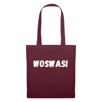 Woswasi - Stoffbeutel - Burgunderrot - Vorne