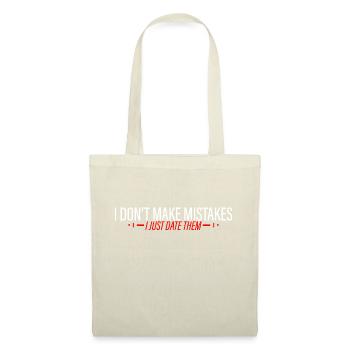 Je ne fais pas d’erreurs, je les sors juste 4 - Sac en tissu - nature - Devant