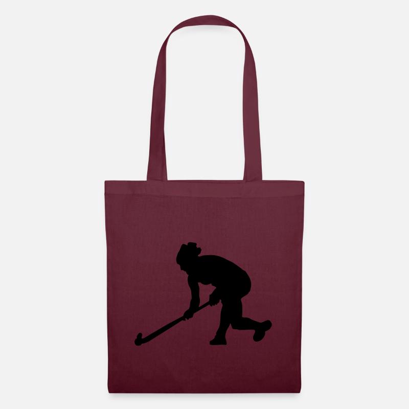 feldhockey - Stoffbeutel - Burgunderrot