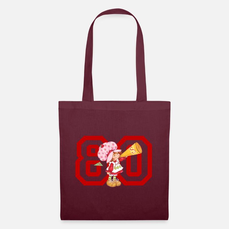 Strawberry Shortcake Red 80 Design - Tote Bag - burgundy