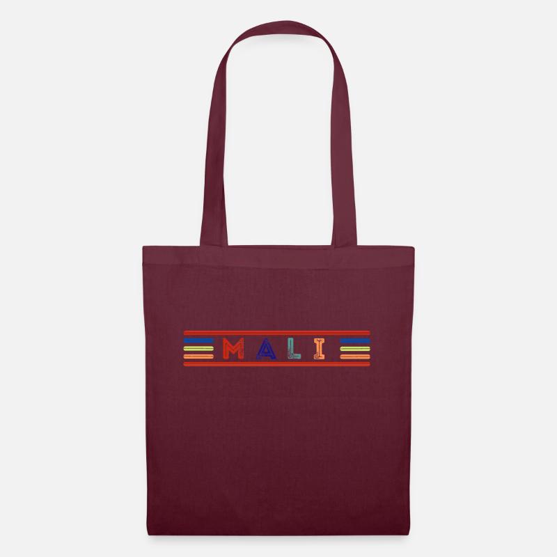 MALI - Sac en tissu - bordeaux