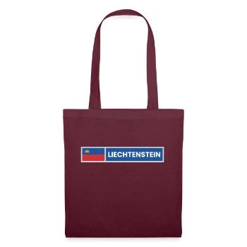 Liechtenstein National Flag - Tote Bag - burgundy - Front