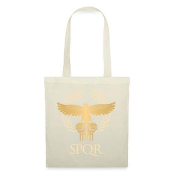 SPQR - Drapeau empire et république Rome antique - Sac en tissu - nature - Devant