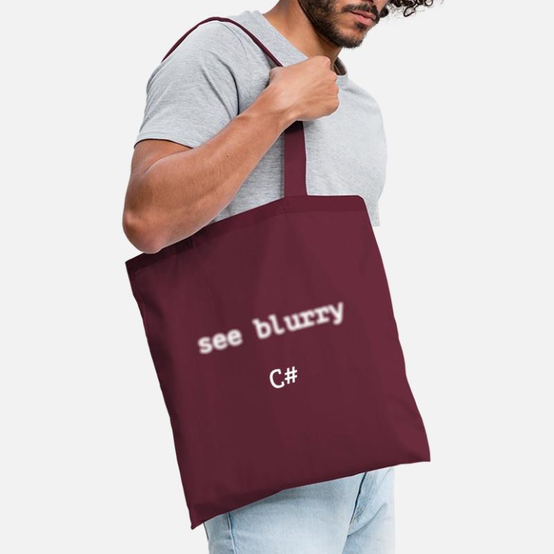 Programmer c sharp - See blurry c sharp Tote Bag