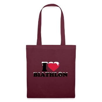 Biathlon - Stoffbeutel - Burgunderrot - Vorne