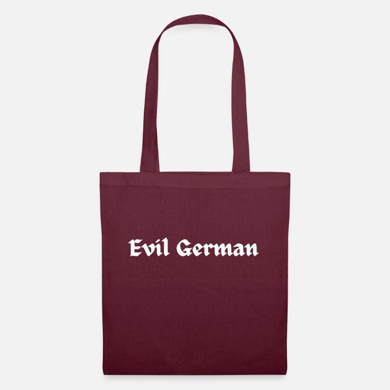 Evil German - Stoffbeutel - Burgunderrot
