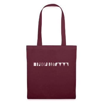I poop a lot - Tote Bag - burgundy - Front