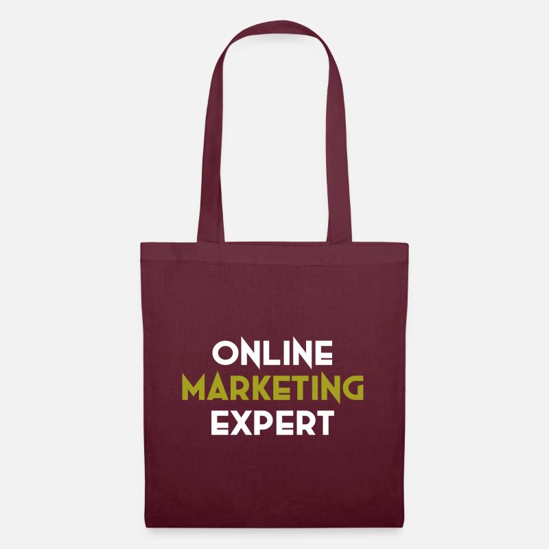 Sonderdesign-Onlinemarketing-Expert - Stoffbeutel - Burgunderrot