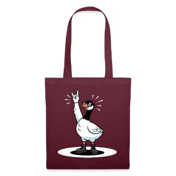Goose Rock Music Fan Gift Idea - Tote Bag - burgundy - Front