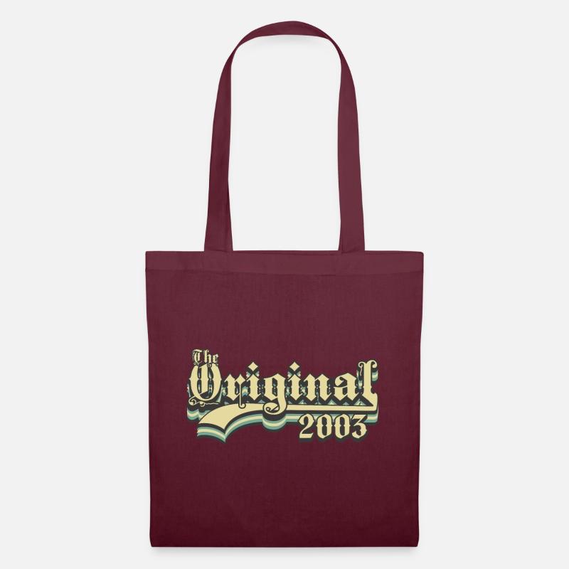 Né en 2003 l’original - Sac en tissu - bordeaux